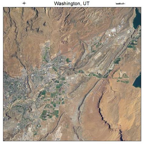 Aerial Photography Map of Washington, UT Utah