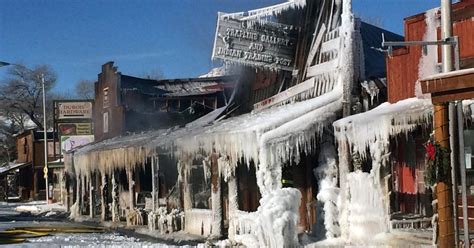 Fire in Dubois, Wyoming Ravages Historic Town