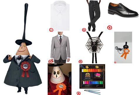 Dress Like Mayor of Halloween Town (Nightmare Before Christmas) Costume for Cosplay & Halloween