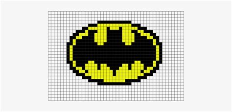 Batman Logo Pixel Art