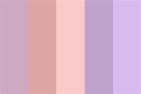 Soft Pink and Purple Color Palette