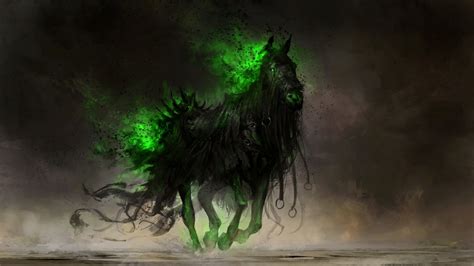 Fear, the black horse of famine Full HD Wallpaper and Background Image ...