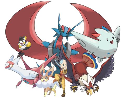 Avatar - Aang's Pokemon Team by Tails19950 | Pokemon avatar, Pokemon teams, Pokemon crossover