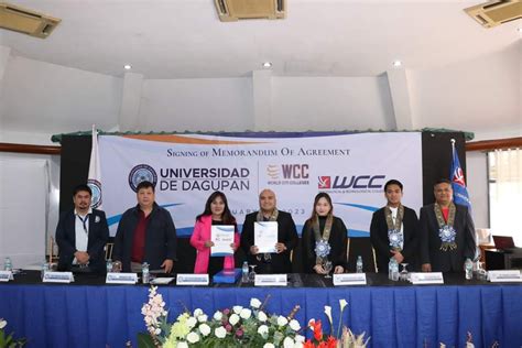 WCC AND WCC-ATC INKS MEMORANDUM OF AGREEMENT WITH UNIVERSIDAD DE DAGUPAN TO STRENGTHEN ACADEMIC ...