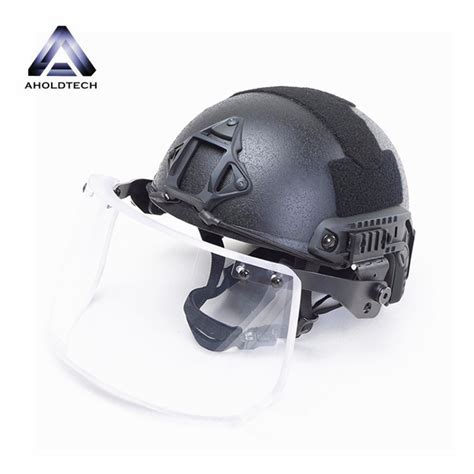 China Reasonable price High Cut Ballistic Helmet - Bulletproof Face Shield Ballistic Visor NIJ ...