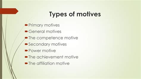 Motivation and its types - ppt download