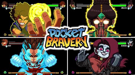 Pocket Bravery (Beta): Super Special Moves and Final Moves Exhibition (11 Characters) - YouTube