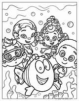 Bubble Guppies Coloring Book Game Pages sketch template