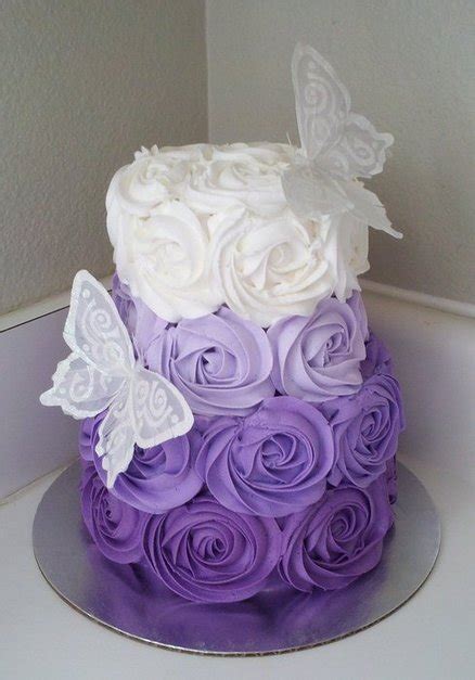 Cake Divine by Lina: 2 Tier Purple Ombre