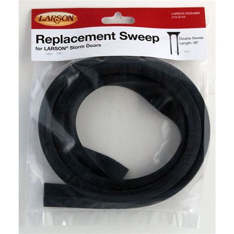 LARSON 37-1/4-in Black Storm Door Sweep in the Door Sweeps department at Lowes.com