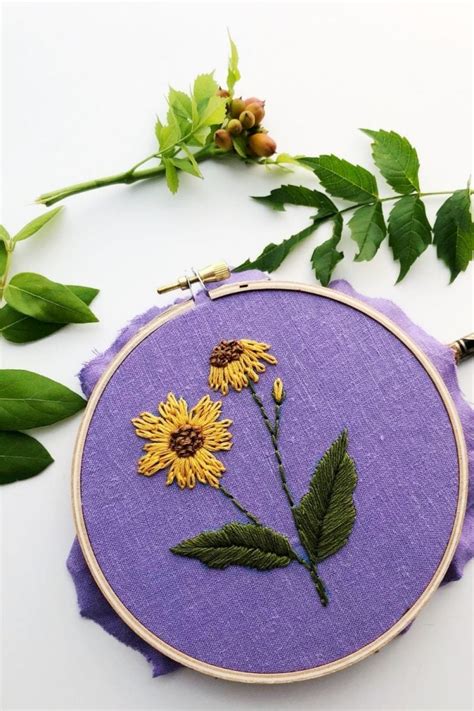 7 Embroidery Flower Patterns For Beginners