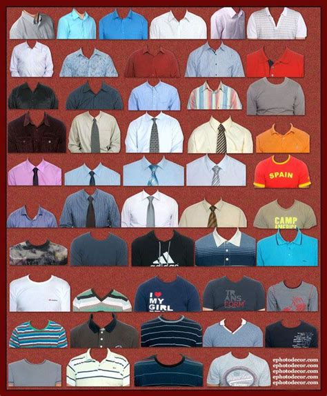 Men Casual Shirts and T-shirts PNG Design free pictures in 2020 | Photoshop for photographers ...