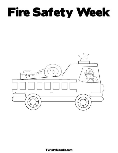 Fire Prevention Week Coloring Pages Coloring Pages