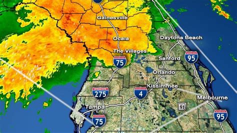 LIVE RADAR: Severe weather possible in Orlando area