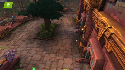 First World of Warcraft Shadowlands Ray Tracing Comparison Screenshots