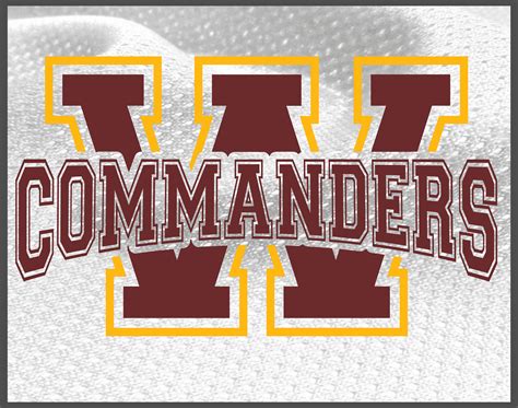 Commanders Football Commanders Svg SVG PNG JPG - Etsy