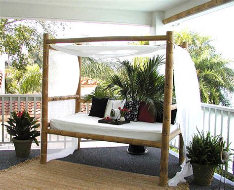 20 Fascinating Bamboo Canopy Beds and Daybeds | Home Design Lover