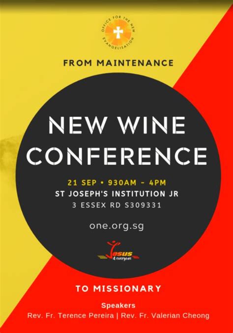 2019 New Wine Conference Notes - Office for the New Evangelisation