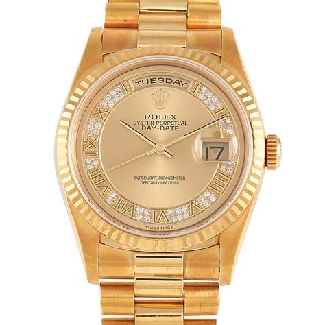 Rolex Day-Date 36MM, Diamond Dial - William Watches