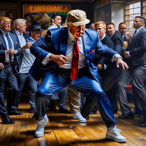 Donald Trump dancing breakdance by Pickgameru on DeviantArt