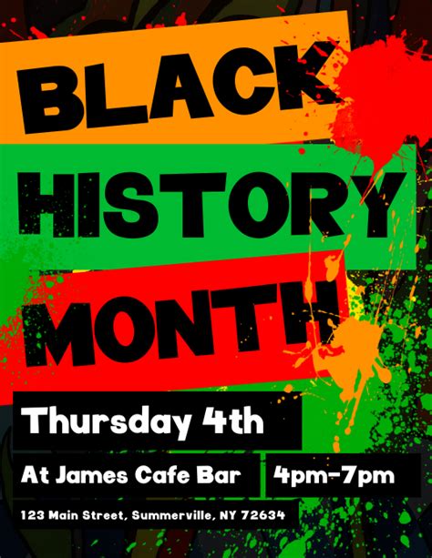 Copy of Black History Month Flyer | PosterMyWall