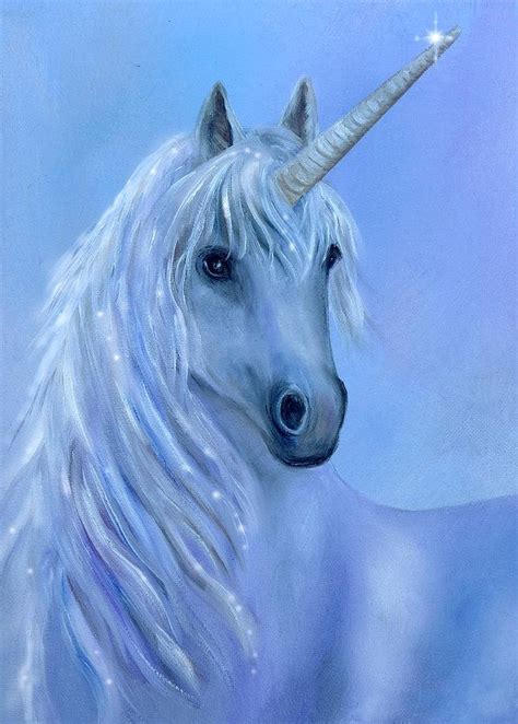 Healing Unicorn Painting by Sundara Fawn