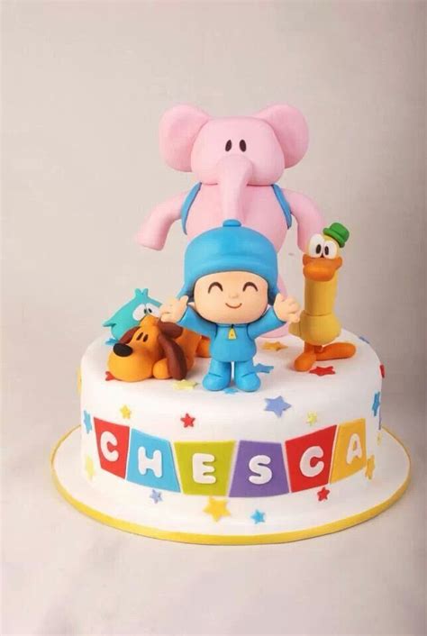 Pocoyo cake | Birthday cake kids, Childrens birthday cakes, Kids cake