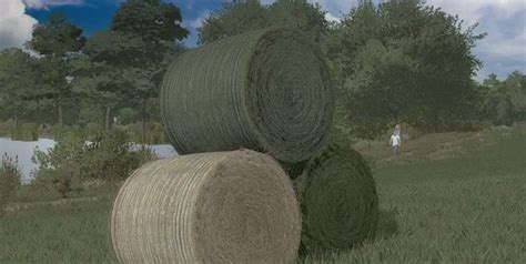 Textures of bales of straw, hay, grass v1.0.0.0 Mod - Farming Simulator 2022 / 19 mod