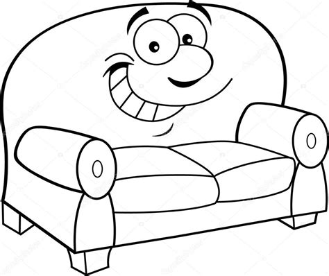 Cartoon Couch Drawing at GetDrawings | Free download