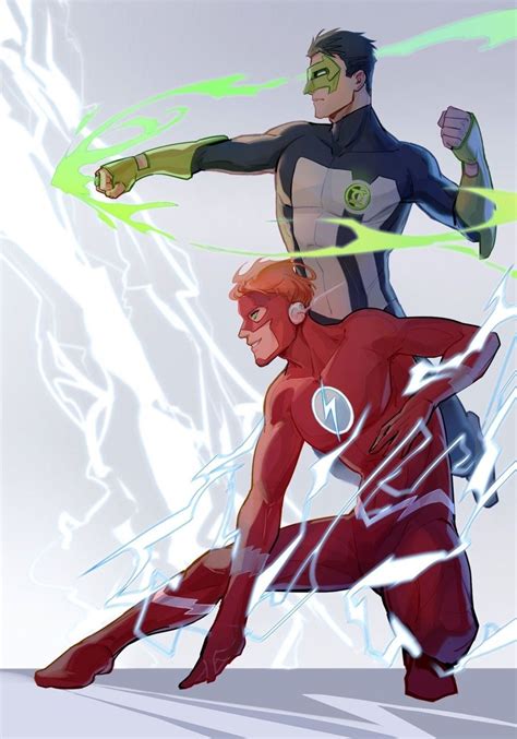 [Fan Art] Green Lantern/Flash: Faster Friends by Pevi029 | Green lantern comics, Dc comics ...