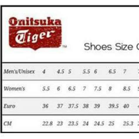 Size Chart Onitsuka Tiger Indonesia Sale Online | emergencydentistry.com