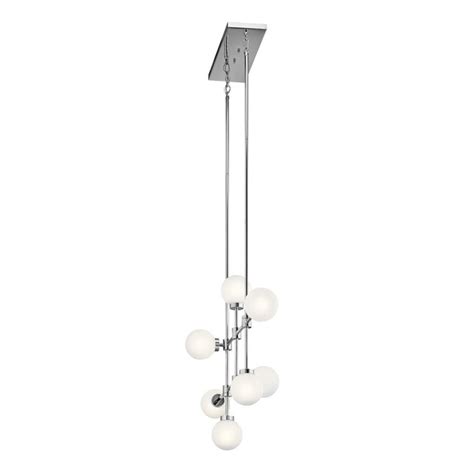 Kichler Aura 7-Light Chrome Modern/Contemporary Chandelier in the ...