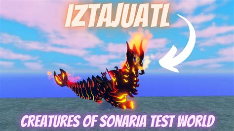 IZTAJUATL DESIGN! || Creatures of Sonaria Test World - YouTube