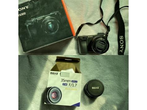 Sony a6300 with kit lens + Meike 35mm lens (SOLD) - 248AM Classifieds