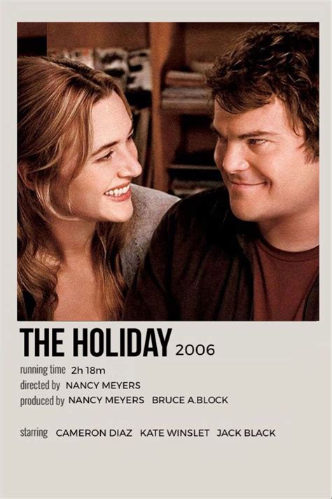 the holiday movie poster | Movie posters minimalist, Movie posters ...