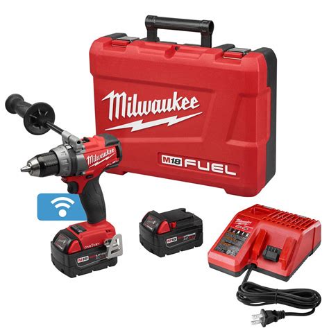 MILWAUKEE Cordless Drill/Driver Kit, 1/2 in Chuck Size - 44YY81|2705-22 ...