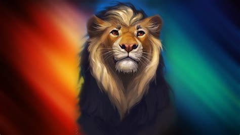 Artistic Lion With Red Eyes HD Lion Wallpapers | HD Wallpapers | ID #58430