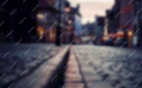 Premium Photo | Blurred city lights background