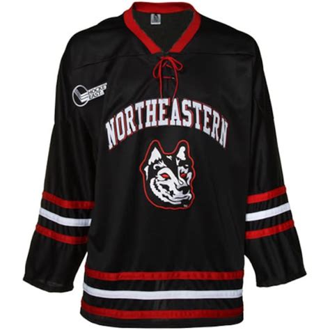 Northeastern Huskies Black Replica Hockey Jersey - Fanatics.com