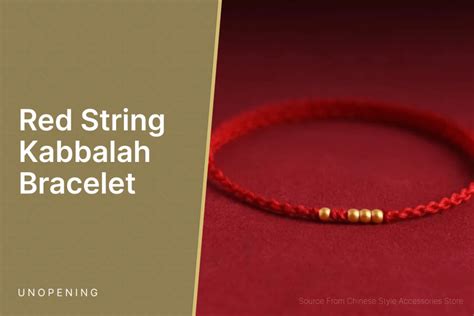 Red String Kabbalah Bracelet: Meaning & Guide | Unopening