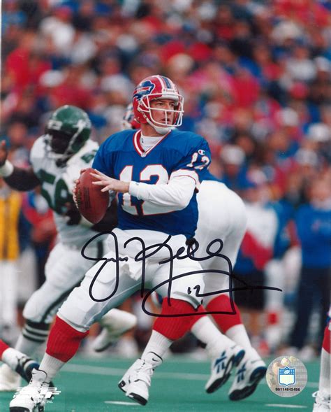 Jim Kelly Autographed Buffalo Bills 8x10 Photograph (Dave & Adam's COA ...