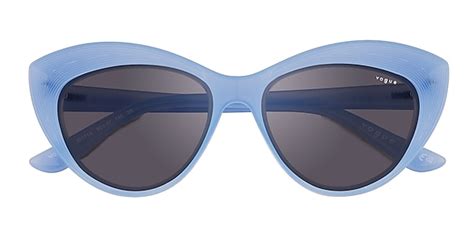 Vogue Eyewear VO5377S - Cat Eye Light Blue Frame Sunglasses For Women ...