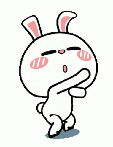 Bunny Dancing Oh Yeah Sticker - Bunny Dancing Oh Yeah - Discover & Share GIFs