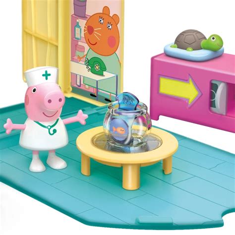 Peppa Pig Peppa’s Adventures Peppa Visits the Vet Fun Playset | Smyths Toys UK