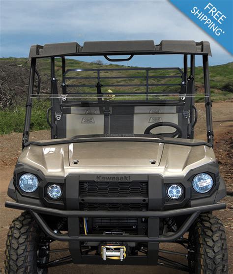 Mule Pro Half Windshield | Clearly Tough Side by Side Windshields