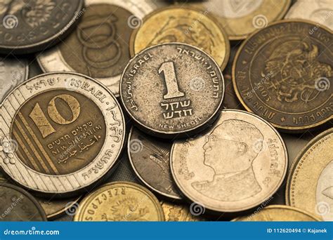 Different Kinds Coins from the All World in the Detail Stock Photo ...