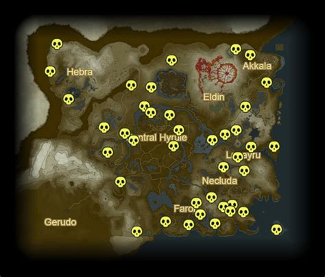 All Hinox Locations In Zelda Tears Of The Kingdom Totk Map Toi | My XXX Hot Girl