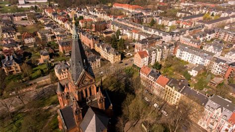 Zwickau Aerial View Old Town Germany Stock Image - Image of holiday ...