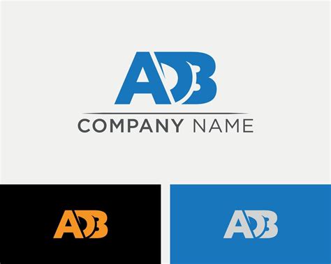 ADB Letter Logo Design Template 5130160 Vector Art at Vecteezy