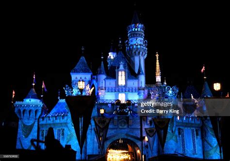 Sleeping Beauty's Castle during Disneyland 50th Anniversary Happiest ...